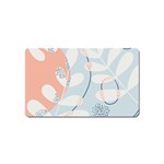 Pattern Plants Leaves Nature Magnet (Name Card)