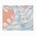 Pattern Plants Leaves Nature Small Glasses Cloth