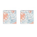 Pattern Plants Leaves Nature Cufflinks (Square)