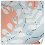 Pattern Plants Leaves Nature Canvas 16  x 16 