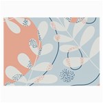 Pattern Plants Leaves Nature Large Glasses Cloth