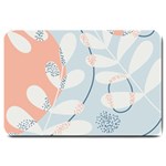 Pattern Plants Leaves Nature Large Doormat