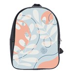 Pattern Plants Leaves Nature School Bag (Large)