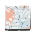 Pattern Plants Leaves Nature Memory Card Reader (Square 5 Slot)