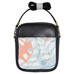 Pattern Plants Leaves Nature Girls Sling Bag