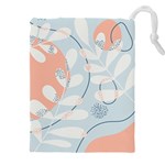 Pattern Plants Leaves Nature Drawstring Pouch (4XL)