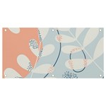 Pattern Plants Leaves Nature Banner and Sign 4  x 2 