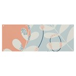 Pattern Plants Leaves Nature Banner and Sign 8  x 3 