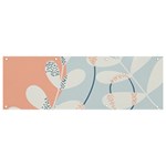 Pattern Plants Leaves Nature Banner and Sign 9  x 3 