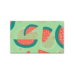 Watermelon Dots Summer Pattern Sticker (Rectangular)