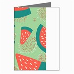 Watermelon Dots Summer Pattern Greeting Cards (Pkg of 8)