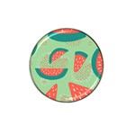 Watermelon Dots Summer Pattern Hat Clip Ball Marker (4 pack)