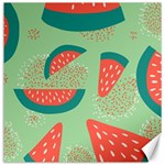 Watermelon Dots Summer Pattern Canvas 16  x 16 