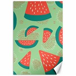 Watermelon Dots Summer Pattern Canvas 24  x 36 