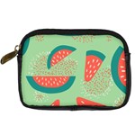 Watermelon Dots Summer Pattern Digital Camera Leather Case