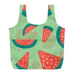 Watermelon Dots Summer Pattern Full Print Recycle Bag (L)