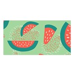 Watermelon Dots Summer Pattern Satin Shawl 45  x 80 