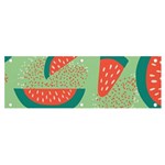 Watermelon Dots Summer Pattern Banner and Sign 6  x 2 