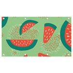 Watermelon Dots Summer Pattern Banner and Sign 7  x 4 