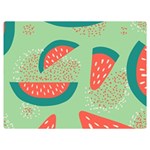 Watermelon Dots Summer Pattern Premium Plush Fleece Blanket (Extra Small)