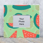 Watermelon Dots Summer Pattern White Wall Photo Frame 5  x 7 