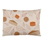 Leaves Cake Cookies Pattern Pillow Case