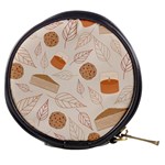 Leaves Cake Cookies Pattern Mini Makeup Bag