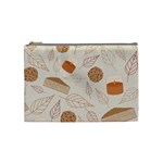 Leaves Cake Cookies Pattern Cosmetic Bag (Medium)