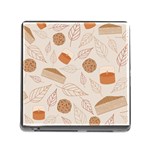 Leaves Cake Cookies Pattern Memory Card Reader (Square 5 Slot)