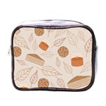 Leaves Cake Cookies Pattern Mini Toiletries Bag (One Side)