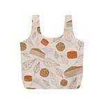 Leaves Cake Cookies Pattern Full Print Recycle Bag (S)