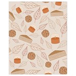 Leaves Cake Cookies Pattern Drawstring Bag (Small)