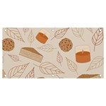 Leaves Cake Cookies Pattern Banner and Sign 4  x 2 