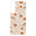 Leaves Cake Cookies Pattern Samsung Galaxy S24 6.2 Inch TPU UV Case