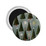 Christmas Trees Pattern 2.25  Magnets