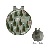 Christmas Trees Pattern Hat Clips with Golf Markers