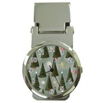 Christmas Trees Pattern Money Clip Watches