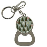 Christmas Trees Pattern Bottle Opener Key Chain