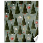 Christmas Trees Pattern Canvas 16  x 20 