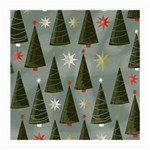 Christmas Trees Pattern Medium Glasses Cloth (2 Sides)