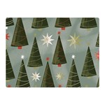 Christmas Trees Pattern Two Sides Premium Plush Fleece Blanket (Mini)