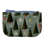 Christmas Trees Pattern Large Coin Purse