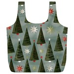 Christmas Trees Pattern Full Print Recycle Bag (XXXL)