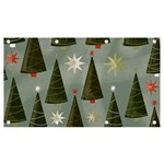 Christmas Trees Pattern Banner and Sign 7  x 4 