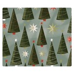 Christmas Trees Pattern Premium Plush Fleece Blanket (Small)