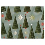 Christmas Trees Pattern Two Sides Premium Plush Fleece Blanket (Baby Size)