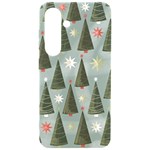 Christmas Trees Pattern Samsung Galaxy S24 6.2 Inch Black TPU UV Case