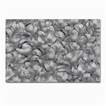 Silver Blossom Elegance Print (AI+Human) Postcard 4 x 6  (Pkg of 10)