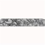 Silver Blossom Elegance Print (AI+Human) Small Bar Mat