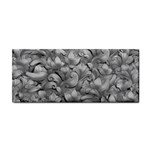 Silver Blossom Elegance Print (AI+Human) Hand Towel